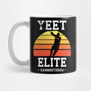 Yeet Elite Hammerthrow Retro Track N Field Athlete Mug